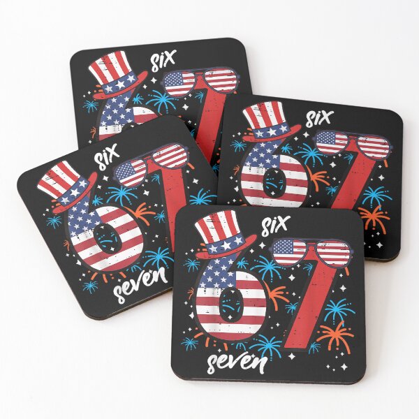 Item preview, 4th of July 6 7 Six Seven 67 Meme Patriotic designed and sold by PmindHalow.