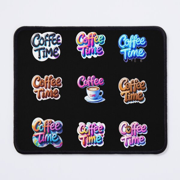 Item preview, Coffee Time Sticker Pack: Urban Graffiti & Cozy Cafe Digital Decals designed and sold by KabronX.