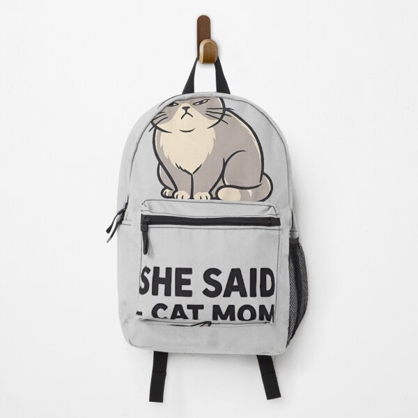 Item preview, She Said No Cat Shirt – Funny Cat Mom Meme Tee, Sassy Cat Humor designed and sold by ZyxDes.