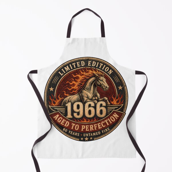 Item preview, Vintage 1966 Fire Horse 60th Birthday - Aged to Perfection Limited Edition designed and sold by avinigav.