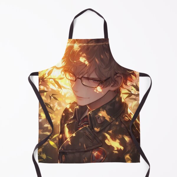 Item preview, Yukio Okumura Blue Exorcist Glasses Sunset Leaves Warm Autumn designed and sold by SuperTeamCanada.