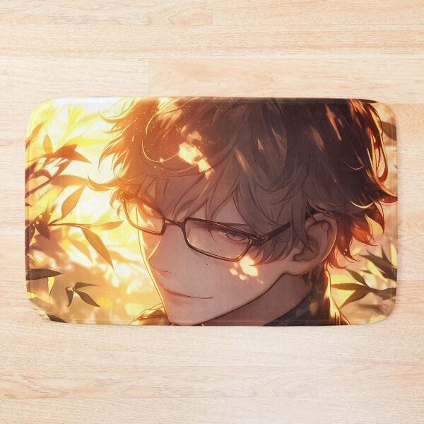 Item preview, Yukio Okumura Blue Exorcist Glasses Sunset Leaves Warm Autumn designed and sold by SuperTeamCanada.