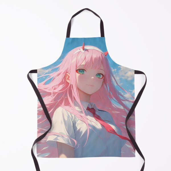 Item preview, Zero Two Darling In The Franxx Pink Hair Blue Sky School Uniform Dreamy designed and sold by SuperTeamCanada.