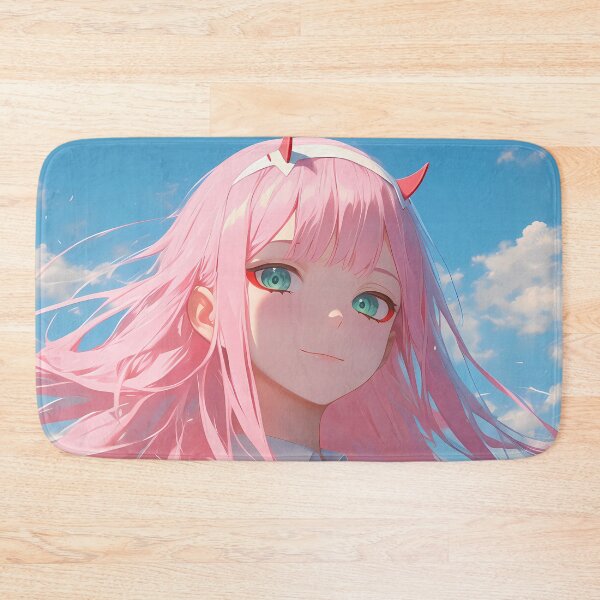 Item preview, Zero Two Darling In The Franxx Pink Hair Blue Sky School Uniform Dreamy designed and sold by SuperTeamCanada.