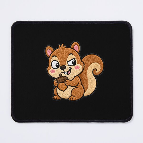 Item preview, Cheeky Squirrel Kawaii Cute Funny Squirrel Cartoon Sticker designed and sold by ColorSplash123.
