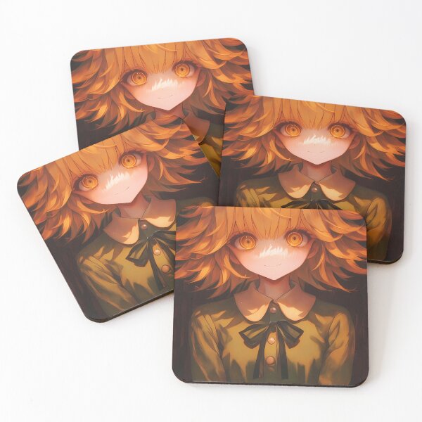 Item preview, Chihiro Fujisaki Danganronpa Warm Orange Glow Cozy Portrait Golden Eyes designed and sold by SuperTeamCanada.