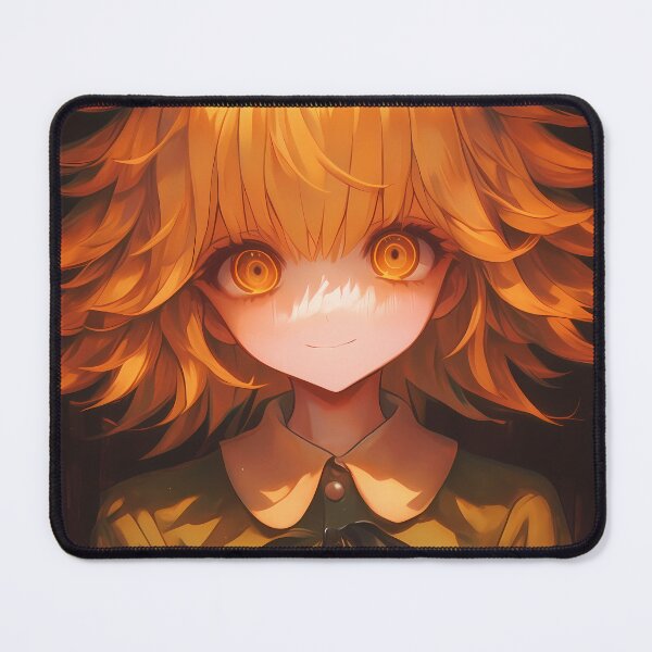 Item preview, Chihiro Fujisaki Danganronpa Warm Orange Glow Cozy Portrait Golden Eyes designed and sold by SuperTeamCanada.