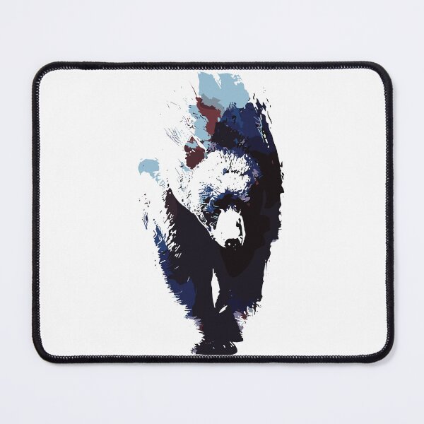 Item preview, Abstract Grizzly Bear Bold Color Splash Art designed and sold by RamyGallery.