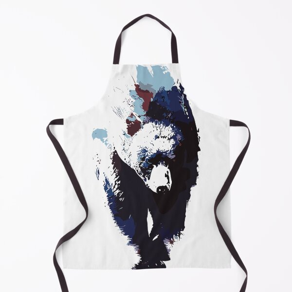 Item preview, Abstract Grizzly Bear Bold Color Splash Art designed and sold by RamyGallery.