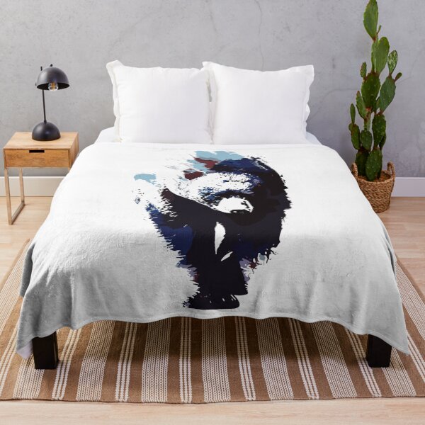 Item preview, Abstract Grizzly Bear Bold Color Splash Art designed and sold by RamyGallery.