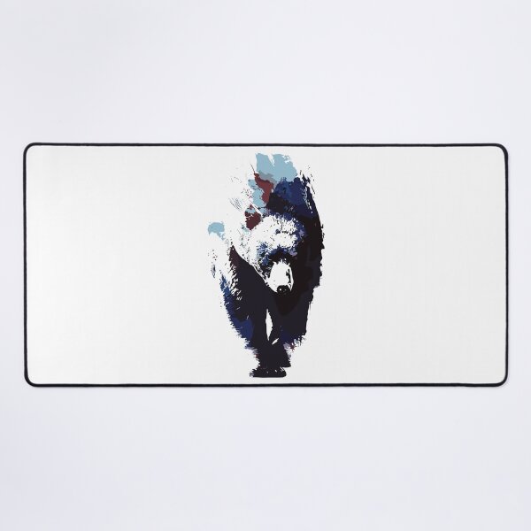 Item preview, Abstract Grizzly Bear Bold Color Splash Art designed and sold by RamyGallery.
