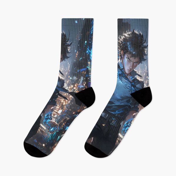 Item preview, Shinya Kogami Psycho Pass Cyberpunk Lightning Night City Intense designed and sold by SuperTeamCanada.