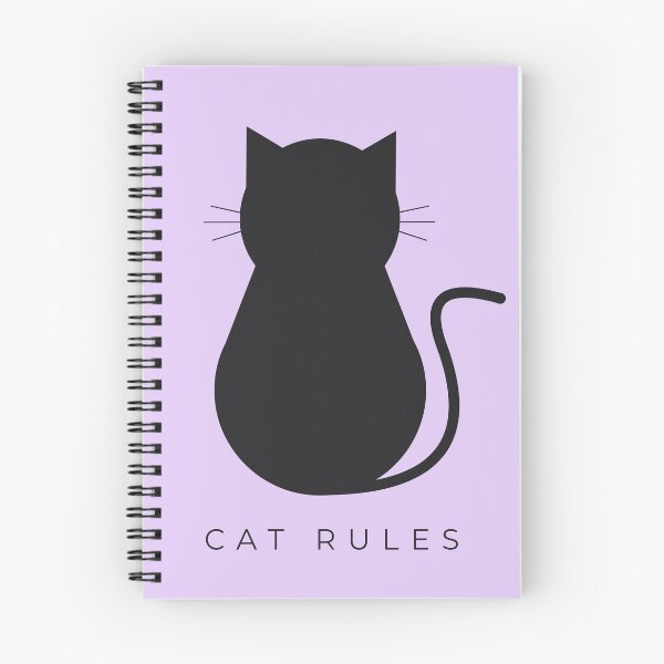 Item preview, Minimalist Cat Rules - Modern Feline Wall Art - Lavender designed and sold by Très Joli Brothers.
