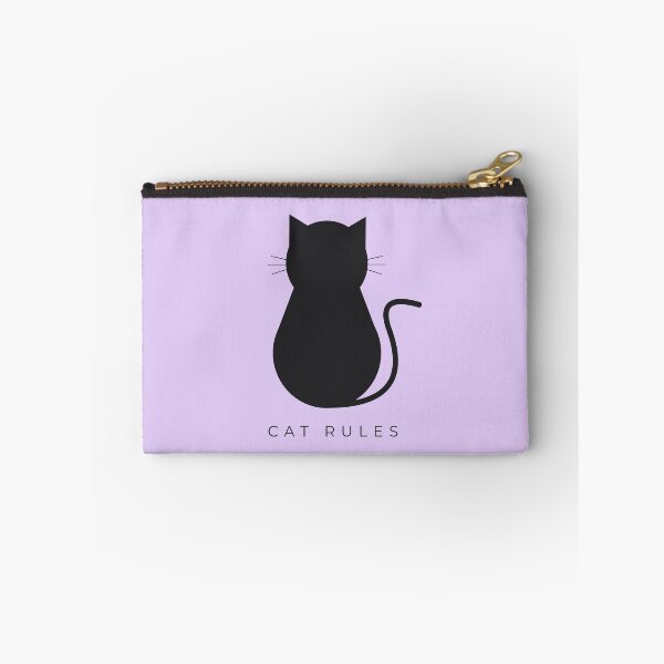 Item preview, Minimalist Cat Rules - Modern Feline Wall Art - Lavender designed and sold by Très Joli Brothers.