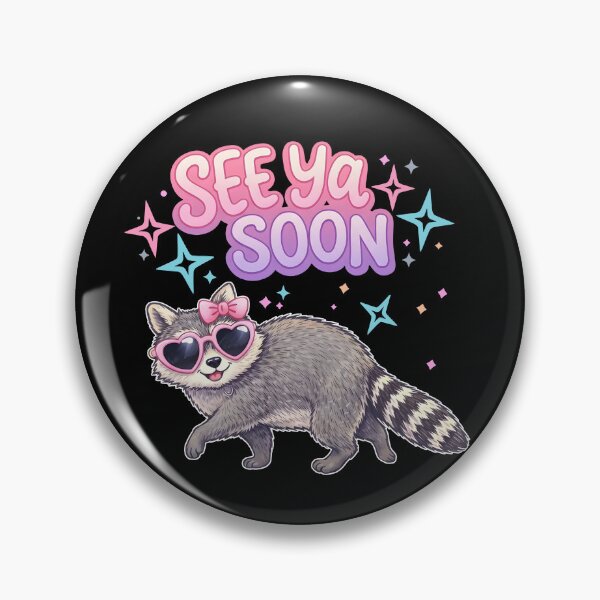 Item preview, See Ya Soon Racoon designed and sold by kar buncles.