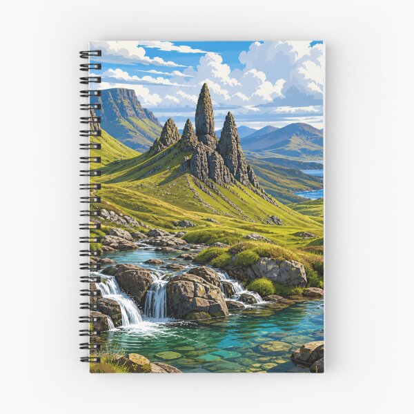 Item preview, Isle of Skye, Scotland - Quiraing Cliffs and Coastal Highlands designed and sold by Myra365Art.