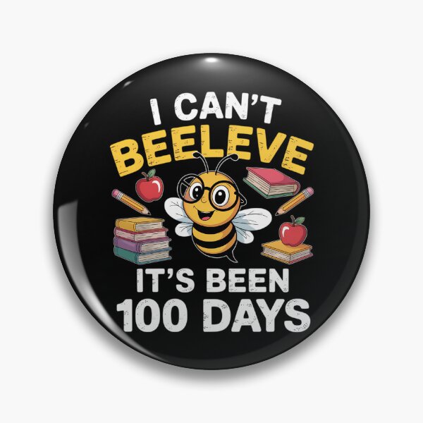 Item preview, 100 Days of School Bee 100th Day Teacher designed and sold by TrinaEspinoza.