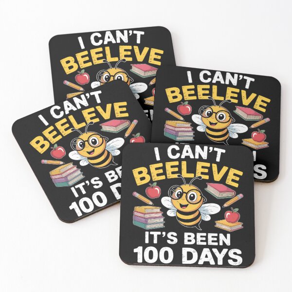 Item preview, 100 Days of School Bee 100th Day Teacher designed and sold by TrinaEspinoza.