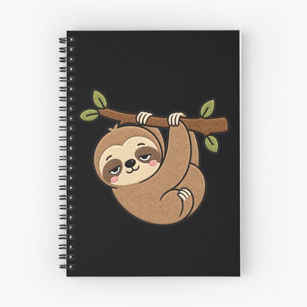 Item preview, Lazy Sloth Kawaii Cute Funny Sleepy Sloth Cartoon Sticker designed and sold by ColorSplash123.