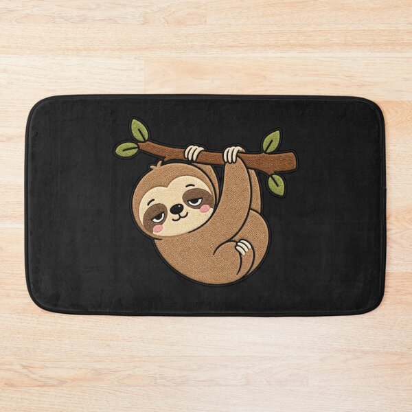 Item preview, Lazy Sloth Kawaii Cute Funny Sleepy Sloth Cartoon Sticker designed and sold by ColorSplash123.