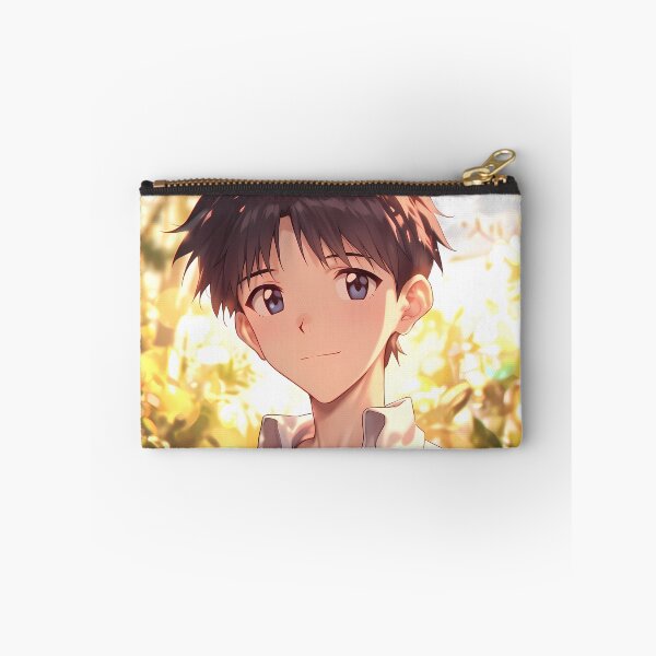Item preview, Shinji Ikari Neon Genesis Evangelion Golden Hour Warm Light Gentle Smile designed and sold by PMartistStudio.