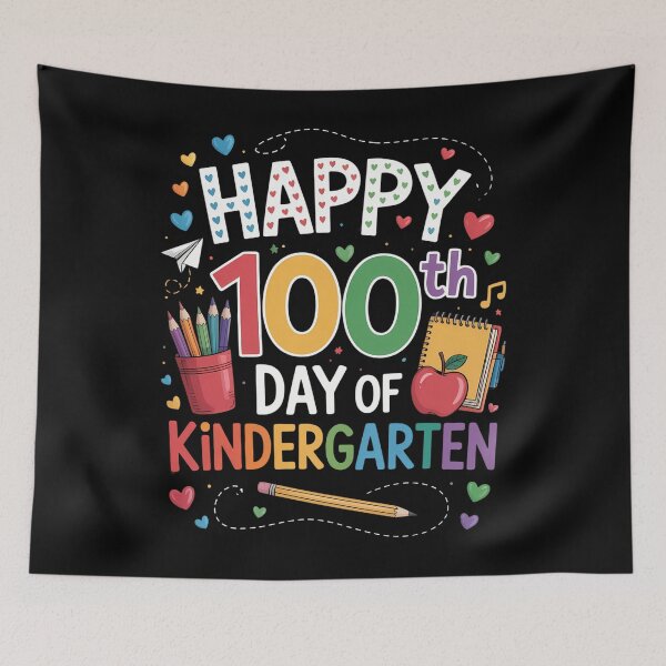 Item preview, 100 Days of Kindergarten Teacher Happy 100th Day of School designed and sold by TrinaEspinoza.