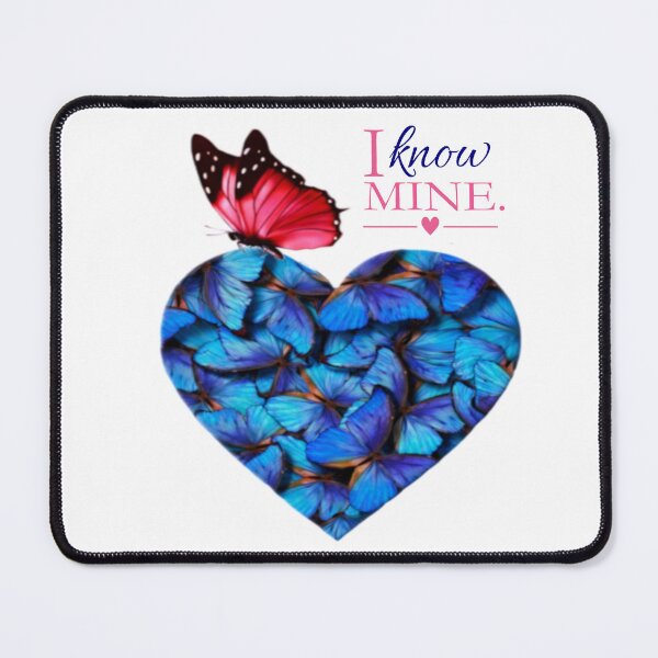 Item preview, Different Colors, One Heart – I Know Mine Minimal Conceptual butterfly Art designed and sold by LeelaWorks.org.