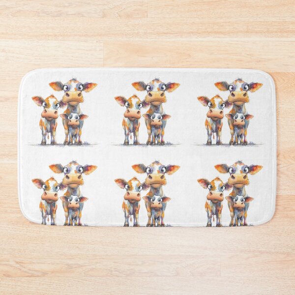 Item preview, JERSEY CoWS PRiNT ' The Jersey Family ' BY SHiRLeY MacARTHuR  designed and sold by Shirley MacArthur Art.