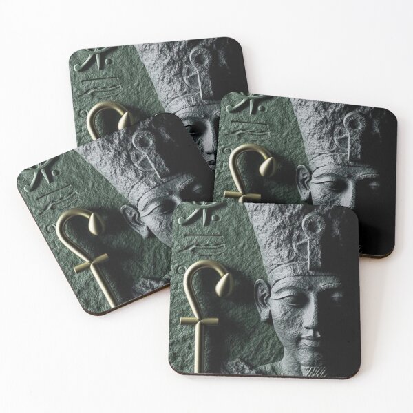 Item preview, Ancient Egypt Queen Portrait Stone Artwork designed and sold by Kemet Aura.