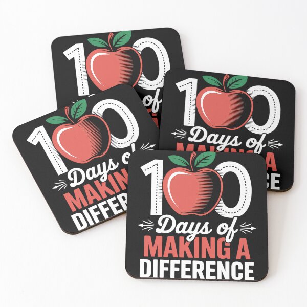 Item preview, 100 Days of Making Difference 100th Day of School Teacher designed and sold by TrinaEspinoza.