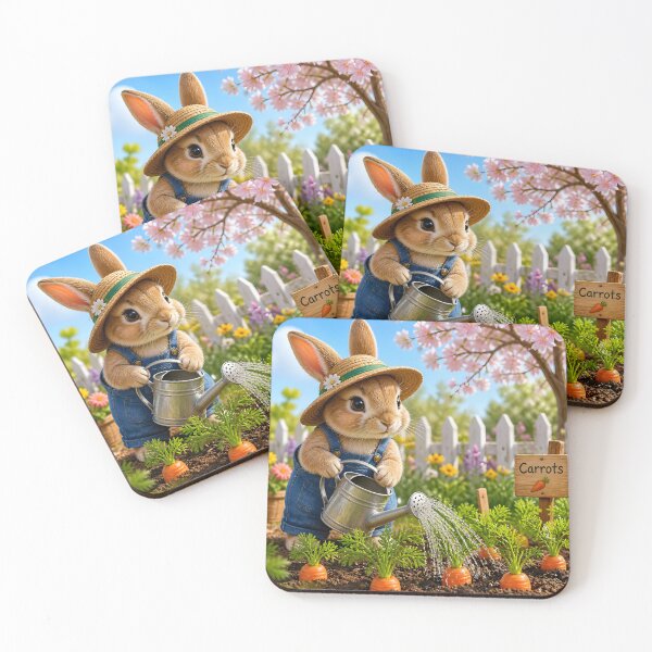 Item preview, el conejito jardinaro designed and sold by EdicionesJML.