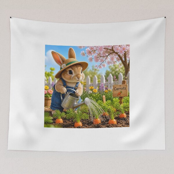 Item preview, the gardener bunny designed and sold by EdicionesJML.