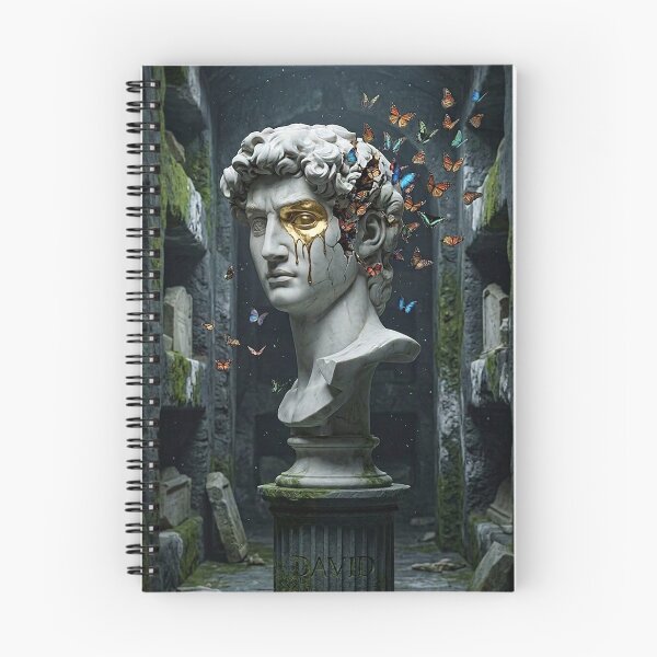 Item preview, Surreal David Marble Statue with Golden Tears designed and sold by rygenr8.