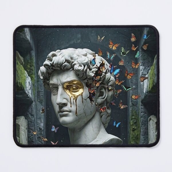Item preview, Surreal David Marble Statue with Golden Tears designed and sold by rygenr8.