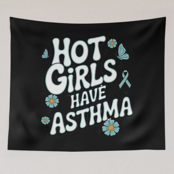Item preview, Hot Girls Have Asthma Awareness Sufferer Wheezy Breath designed and sold by TrinaEspinoza.
