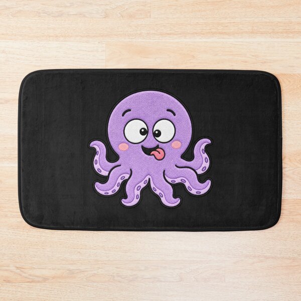 Item preview, Silly Octopus Kawaii Cute Funny Goofy Octopus Cartoon Sticker designed and sold by ColorSplash123.