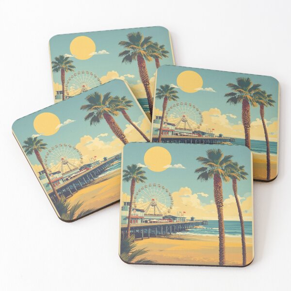 Item preview, Santa Monica Pier California designed and sold by PamLeeDesign.