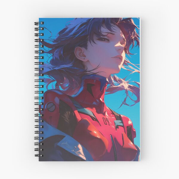 Item preview, Misato Katsuragi Neon Genesis Evangelion Windy Sky Determined designed and sold by riadjamai.