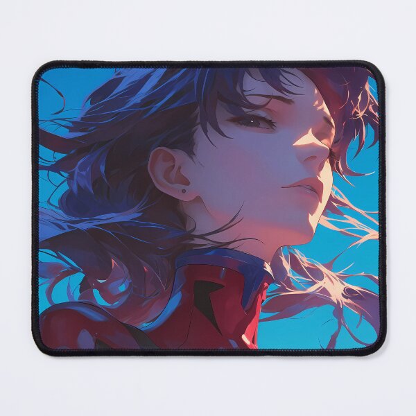 Item preview, Misato Katsuragi Neon Genesis Evangelion Windy Sky Determined designed and sold by riadjamai.