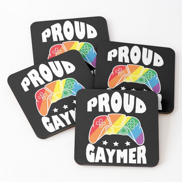 Item preview, Proud Gaymer Retro Rainbow LGBT designed and sold by PmindHalow.