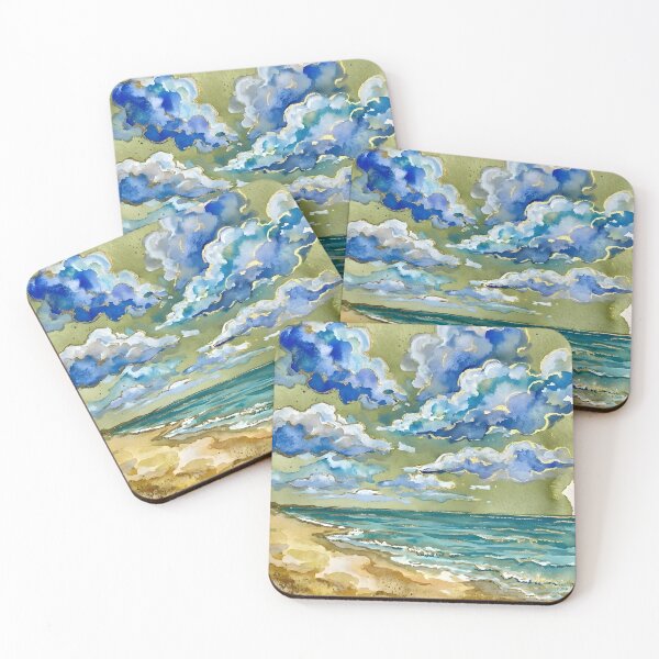 Item preview, Beach Summer Clouds  designed and sold by GraphicsClub.