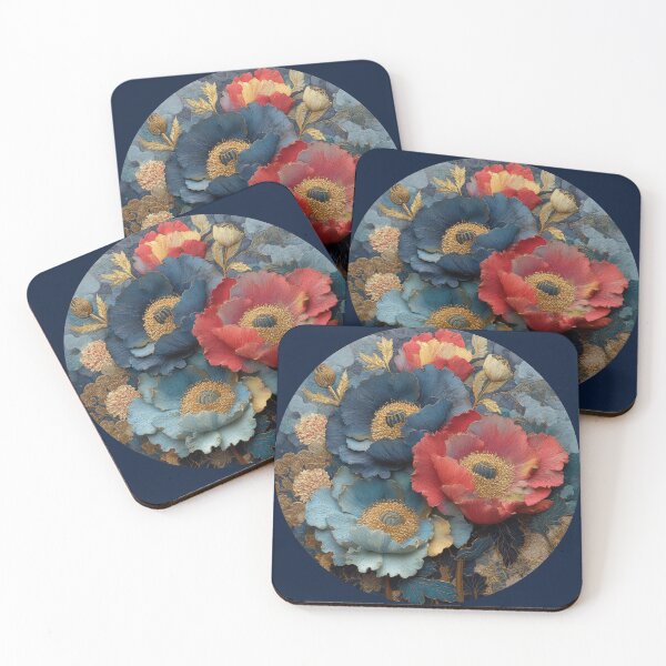 Item preview, Elegance of Peonies in Textured Impasto Style designed and sold by colorful-white.