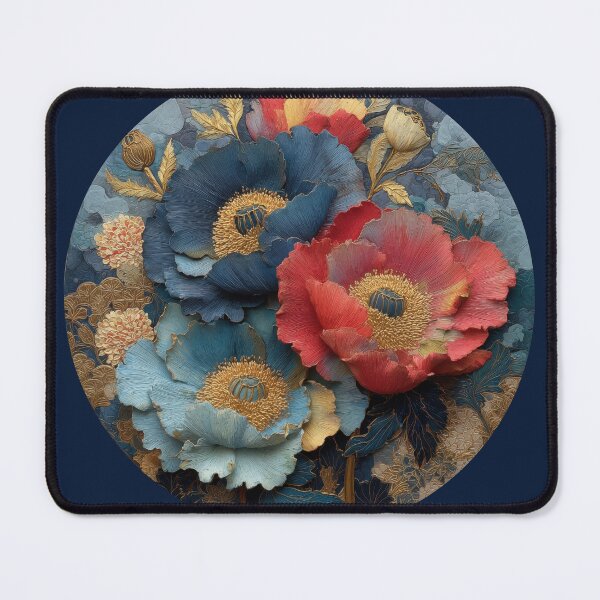 Item preview, Elegance of Peonies in Textured Impasto Style designed and sold by colorful-white.