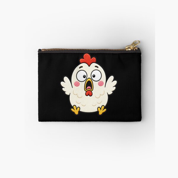 Item preview, Shocked Chicken Kawaii Cute Funny Surprised Chicken Cartoon Sticker designed and sold by ColorSplash123.
