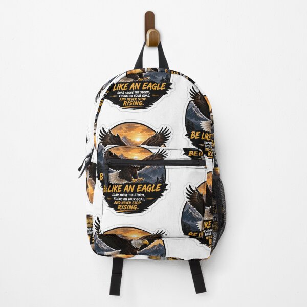 Item preview, Be Like An Eagle Sticker – Soar Above the Storm Motivational Quote designed and sold by Ishratparween11.
