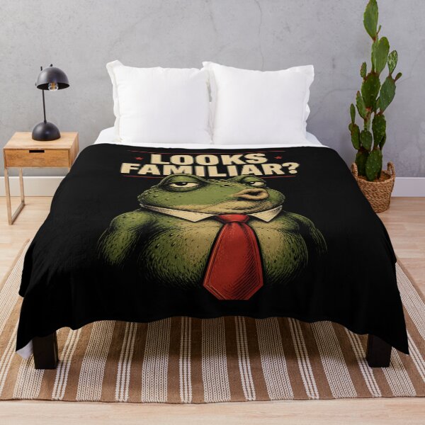 Item preview, Looks Familiar Frog Red Tie Satire designed and sold by SplashTastic.