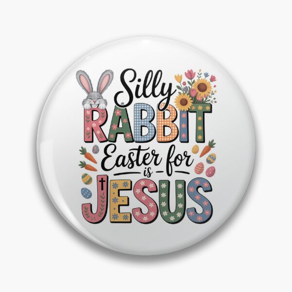 Item preview, illy Rabbit Easter Is For Jesus Religious Christian Easter designed and sold by TrinaEspinoza.