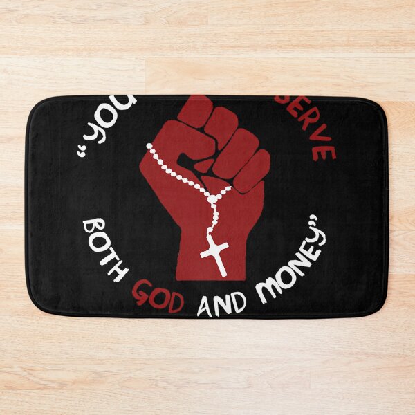 Item preview, You Cannot Serve Both God And Money - Matthew 624 Christian Leftist Socialist designed and sold by SH-disha.
