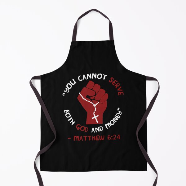Item preview, You Cannot Serve Both God And Money - Matthew 624 Christian Leftist Socialist designed and sold by SH-disha.