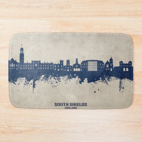 Item preview, South Shields England Skyline designed and sold by ArtPrints.